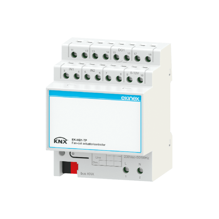 Fancoil-toimilaite / ohjain - 0-10 V puhaltimen ohjaus