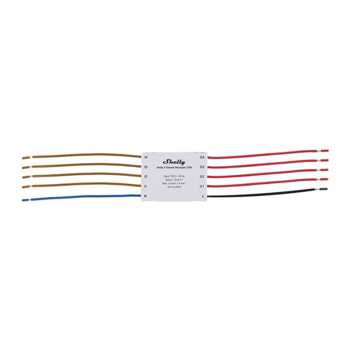 Shelly 4CHD230V 4-Channel Decoupler 230V