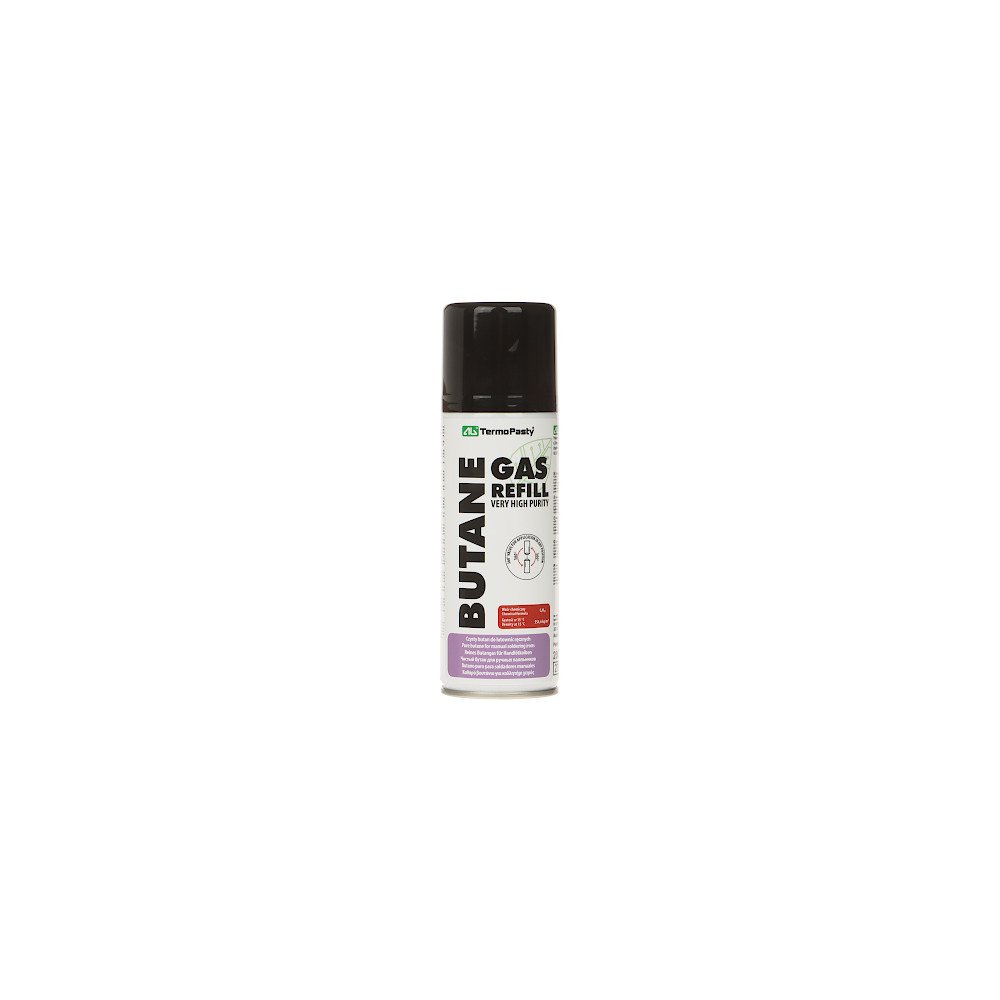 BUTANE FOR SOLDERING IRONS GAS-REFILL/200 SPRAY 200 ml AG TERMOPASTY