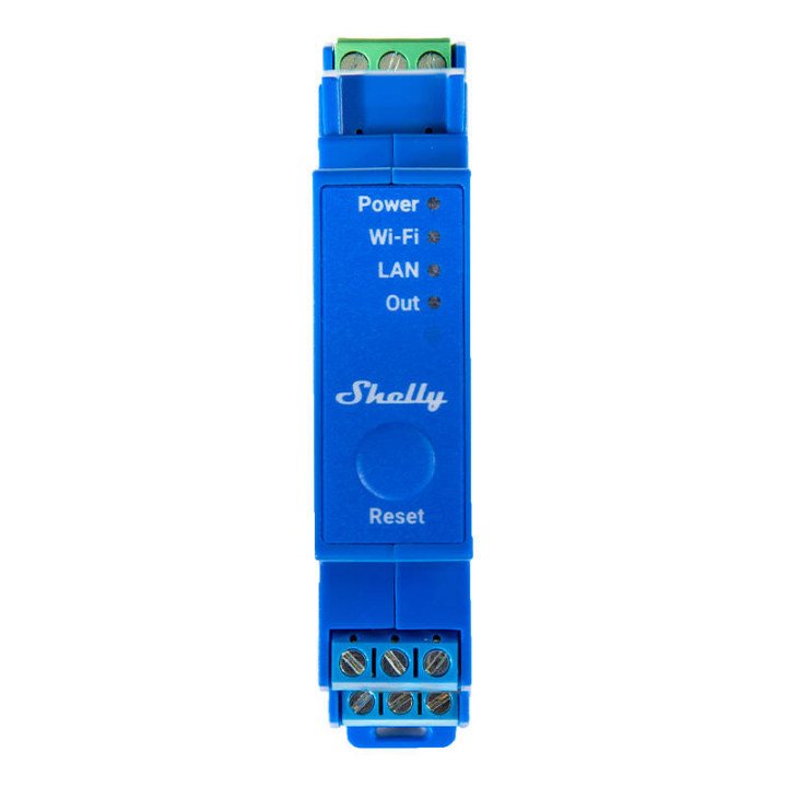 Shelly Pro 1 WiFi DIN Rail Single-Channel Relay SPSW-201XE16EU