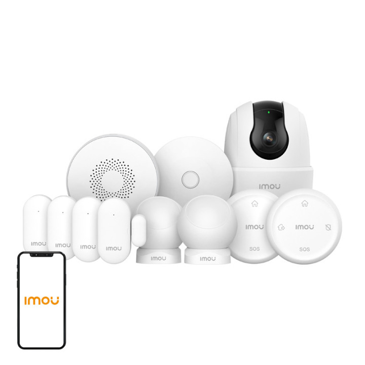 IMOU Alarm Kit-11-Raner2C Home Alarm System with Ranger 2C Camera