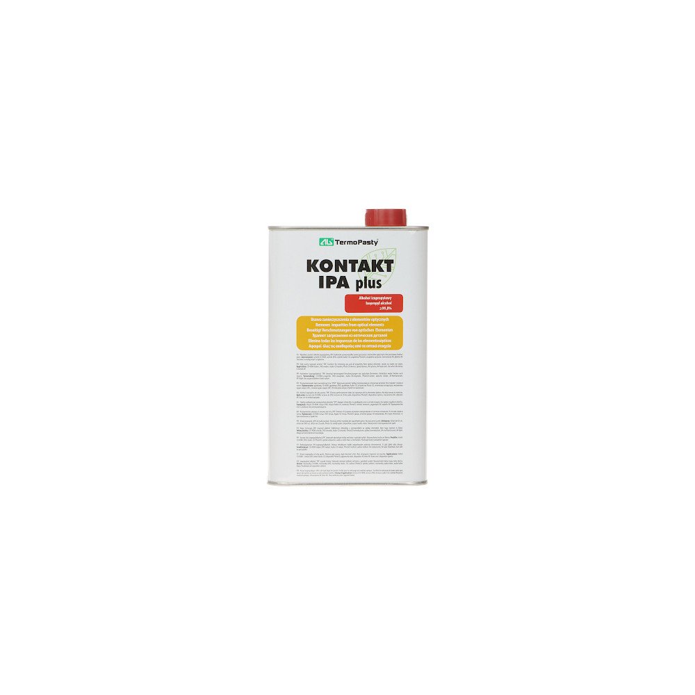 ISOPROPYYLIALKOHOLI KONTAKT-IPA-PLUS/1000 METALLIKANISTERI 1000 ml AG TERMOPASTY