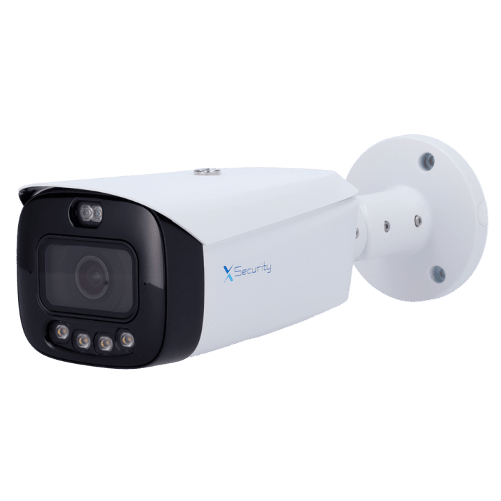 X-SECURITY XS-IPB619CA-4U-WIZCOLOR-TIOC 4MP Bullet IP kamera ar PoE, Wi-Fi, IP67, 50m IR, 2.8mm objektīvu, iebūvētu mikrofonu, m