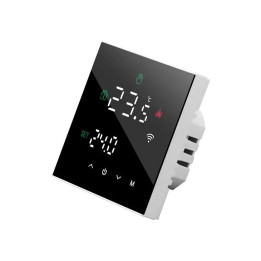 Termostats elektriski apsildāmam grīdām (melns)