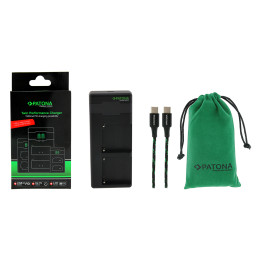 Patona PT161951 Dual Charger for Sony F550/F750/F970/FM50