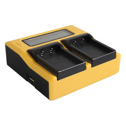 Laturi Foto Dual LCD Sony NP-FM50- USB