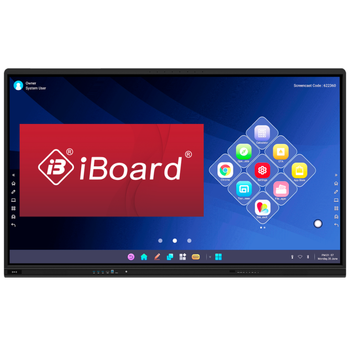 IBOARD IB-TE-MP-55E1-V3 настольный монитор с поддержкой приложения Google Home