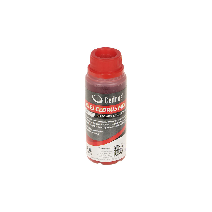 VARIKLIŲ ALYVA OIL-2S-0,1L/CEDRUS 2-TAKČIAMS VARIKLIMS 100 ml