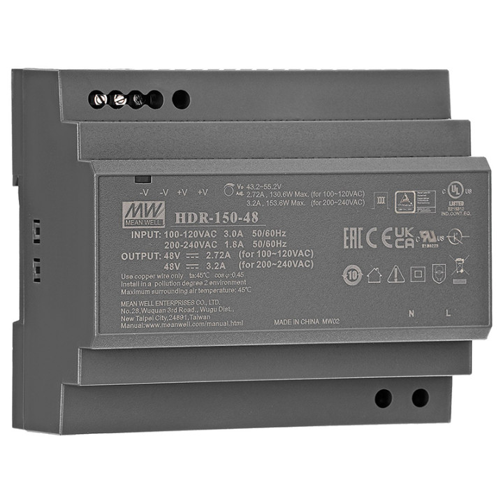 Akuvox HDR-150 DC 48 V toiteallikas 2-juhtmelise mooduli NS-LP-2 jaoks
