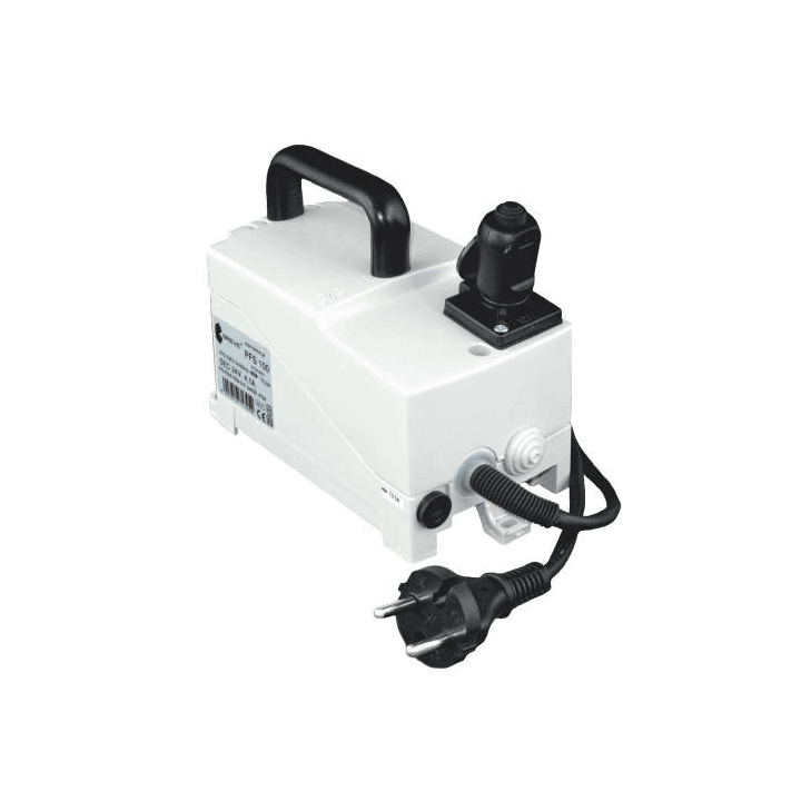 Ühefaasiline trafo PFS 100 230V 24V IP34 IP44 isolatsiooniohutus kaasaskantav