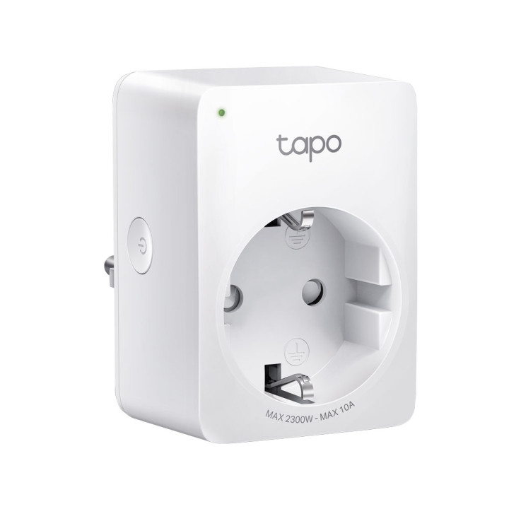 TP-Link Tapo P100 Mini Smart Wi-Fi Socket, German Plug (Type F), 16A, 230V, Works with Alexa & Google Home