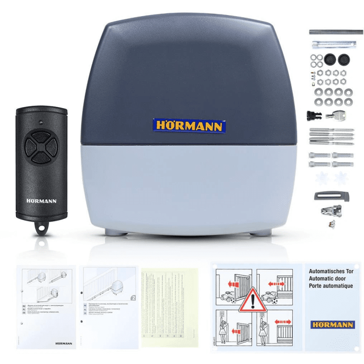 Hörmann LineaMatic 4554297 – привод для откатных ворот до 300 кг, BiSecur 868 МГц