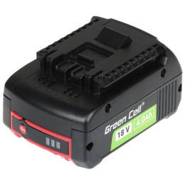 Akku sähkötyökaluille Green Cell PTBO18V4, Bosch 18V 4Ah GBA1600Z00038