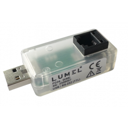 USB/RS232 (TTL) -liitännän Lumel-muunnin PD24