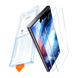 Закаленное стекло для Samsung S24 Torras Install Master