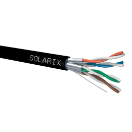 Кабель Solarix SXKD-6A-STP-PE витая пара Cat.6A STP PE Fca 500 м