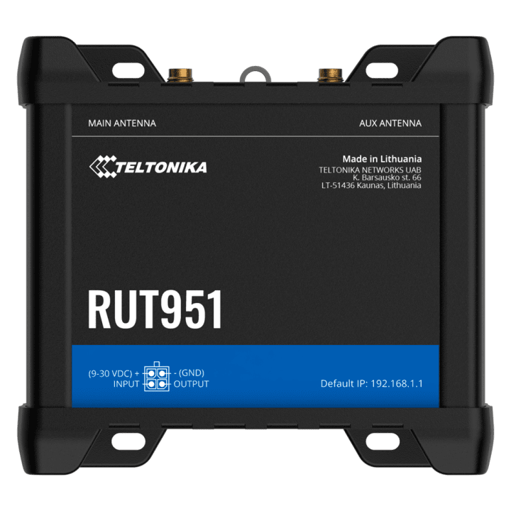 Маршрутизатор TELTONIKA TK-RUT951-POE+ с Wi-Fi 4/N, 100 Мбит/с, поддержка PoE