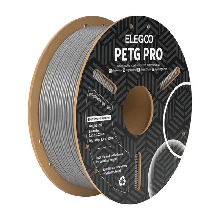 ELEGOO PETG Pro Filament 1.75mm Gray 1kg 50.203.0205