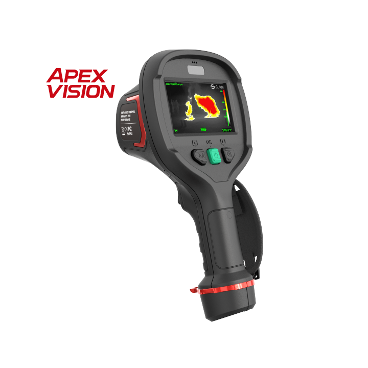 Saugus sprąsti gaisrinis termovizorius Guide PR410S (384x288, 15mK, 60Hz, nuo -40°C līdz 2000°C)