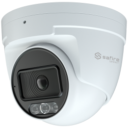 SAFIRE SMART SF-IPT020A-4I1-NIGHTPRO 4MP bokštelis IP kamera su PoE, Wi-Fi, IP67, 30m IR, baltas LED, įmontuotas mikrofonas