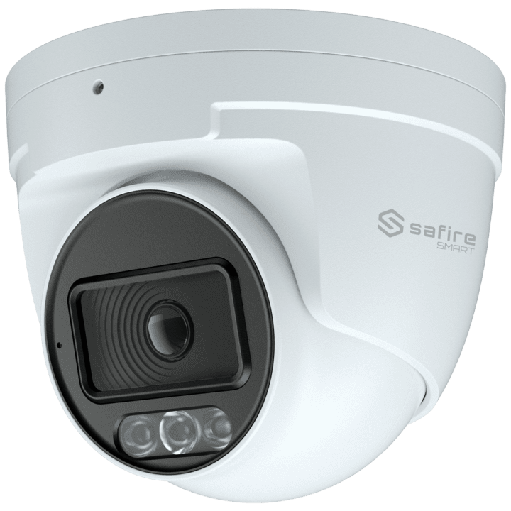 SAFIRE SMART SF-IPT020A-4I1-NIGHTPRO 4MP torņa IP kamera ar PoE, Wi-Fi, IP67, 30m IR, balto LED, iebūvētu mikrofonu