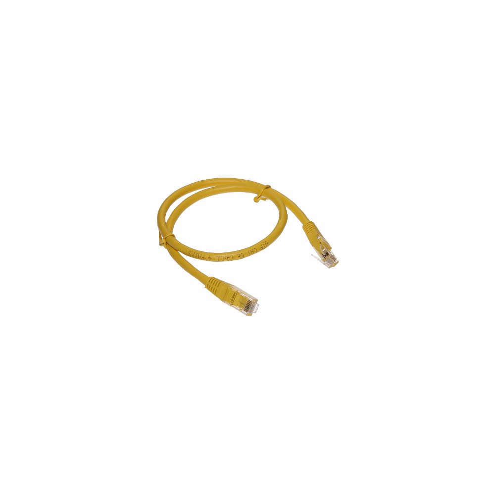 PATCHCORD RJ45/6/0,5-YELLOW 0,5 m