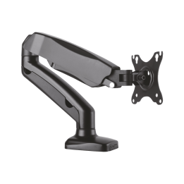 MARCA BLANCA TVM-1327DESK-FLEX vieno monitoriaus stalinis laikiklis – viso judesio šarnyrinė rankena, skirta 13"–27" ekranams, V