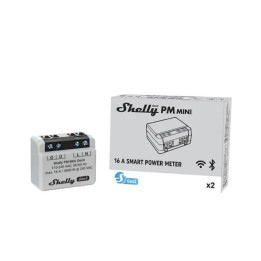 Shelly PM Mini Gen3 -ohjain, WiFi/Bluetooth