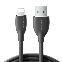 Värikäs 3A USB kaapeli Lightning SA29-AL3 / 3A / 1,2m (musta)