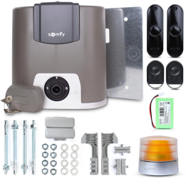 Somfy Elixo 3S+ io Comfort Pack liukuporttisarja jopa 600 kg painaville porteille