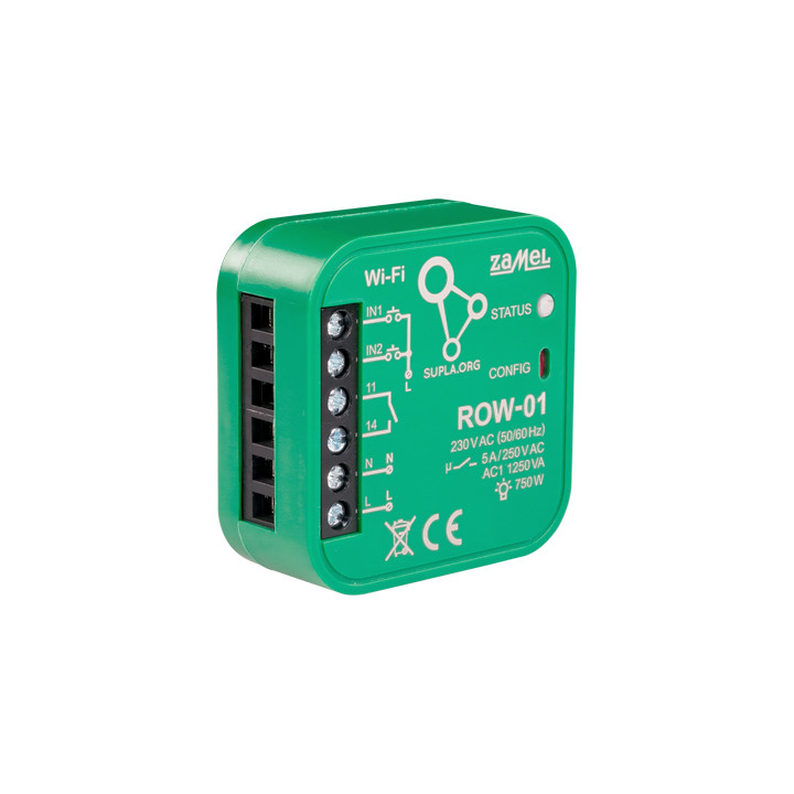 ZAMEL ROW-01 умный Wi-Fi настенный выключатель 230 В AC – совместим с Tuya