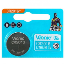 Vinnic DL2016 CR2016 K2016L 3V 75mAh litiumakku
