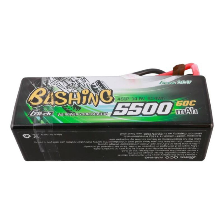 Gens ace G-Tech 5500 мАч 4S1P 14,8 В 60C HardCase RC автомобильный липо-аккумулятор