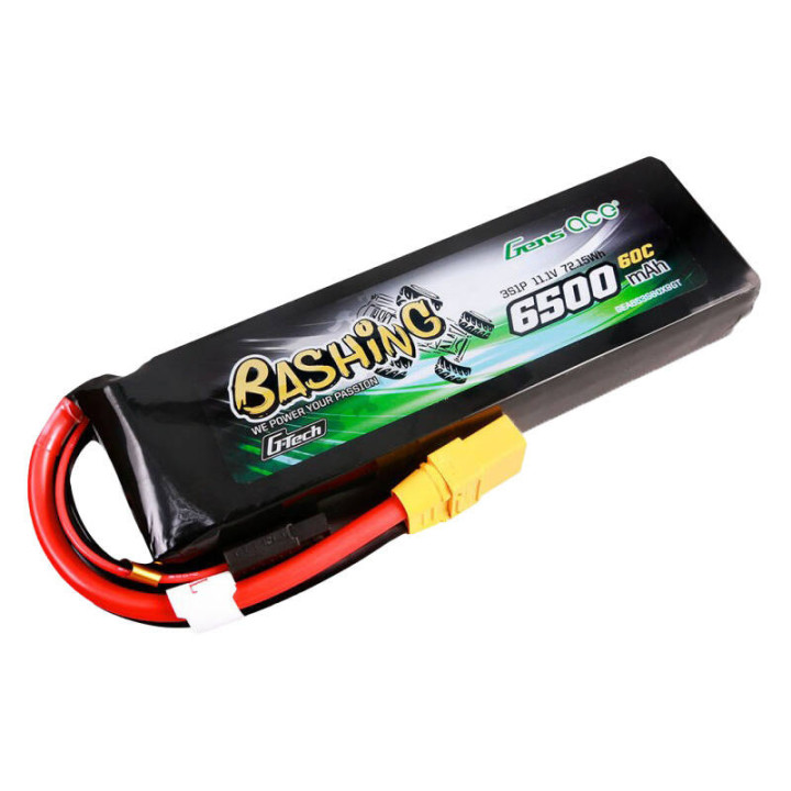 Gens ace G-Tech 6500 мАч 11,1 В 60C 3S1P Lipo аккумулятор с серией XT90-Bashing