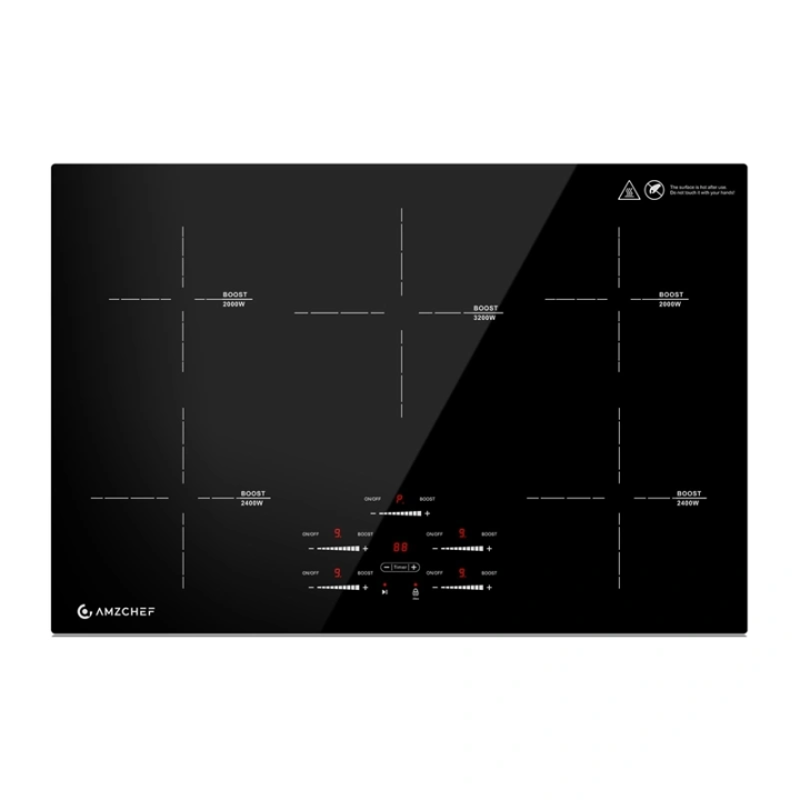 AMZCHEF CE-FS-I95S-GFFDD0 5-alueinen induktioliesi