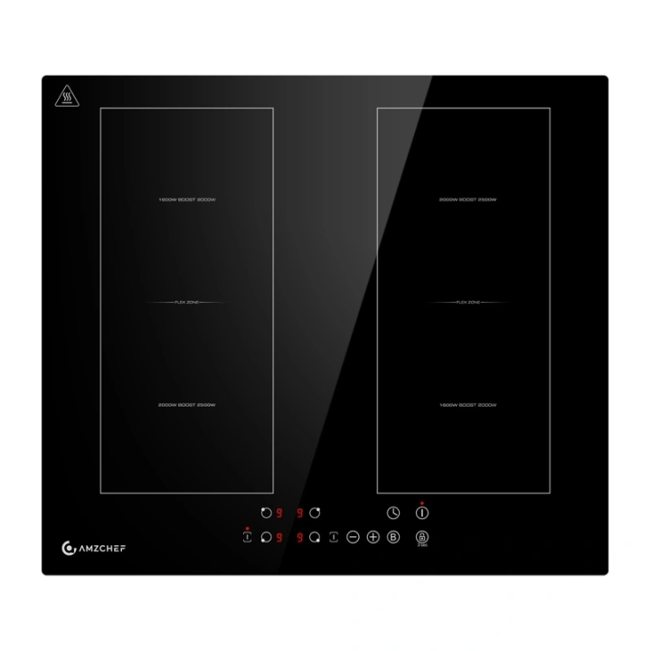 AMZCHEF CE-FS-I72S-FFDD06 indukcinė kaitlentė, 4 zonos