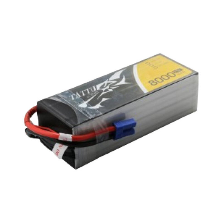 Tattu 8000 мАч 22,2 В 25C 6S1P Lipo аккумулятор с EC5