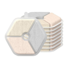 Oneisall PTM-643 Replacement Filters for Wireless Pet Fountain (9-Pack)