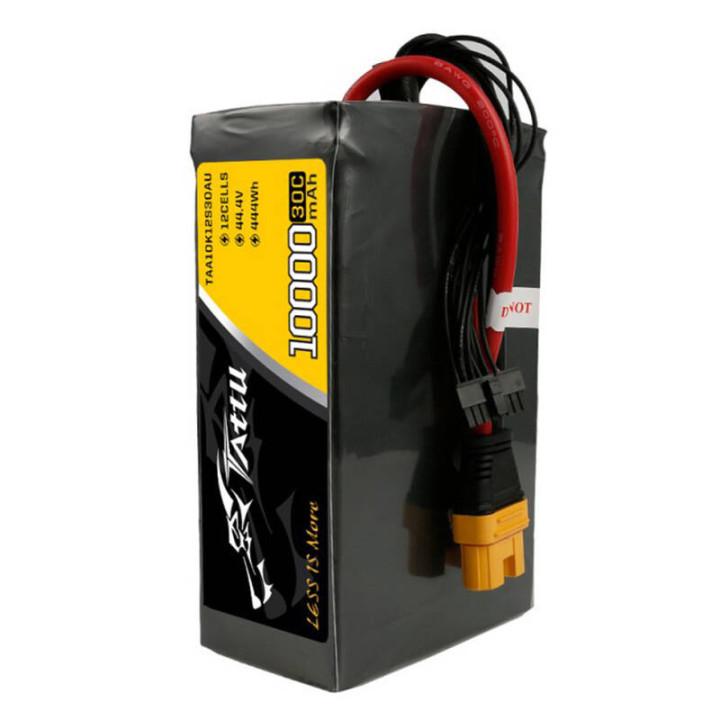 Tattu 10000 мАч 44,4 В 30C 12S1P Lipo аккумулятор с вилкой AS150U