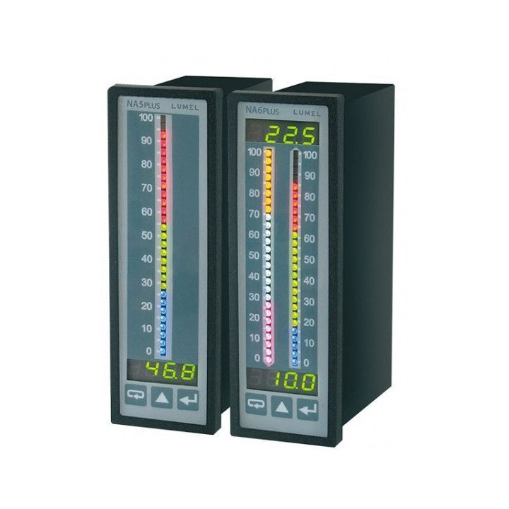 Lumel Programmable meters with bargraphs with multicolour bargraphs NA5PLUS, NA6PLUS