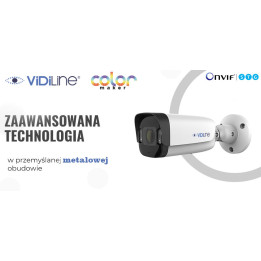 VidiLine VIDI-IPC-44B 4MP IP Bullet Camera Color Maker 4mm