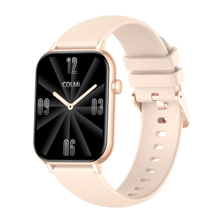 COLMI C28 Gold Smartwatch with Silicone Strap