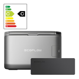 Комплект: портативный холодильник EcoFlow Glacier 55 л + аккумулятор емкостью 298 Втч.