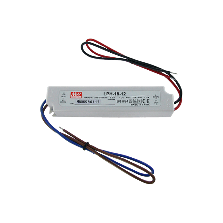 MARCA BLANCA LPH-18-12 DIN kiskovirtalähde 18W 12V 1,5A AC/DC