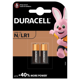 Duracell LR1 N LADY LR01 MN9100 KN E90 910A UM5 UM-5 AM5 4001 Щелочная батарея 1,5 В 825 мАч 12x30,2 мм, сделано в ЕС, 2 шт.