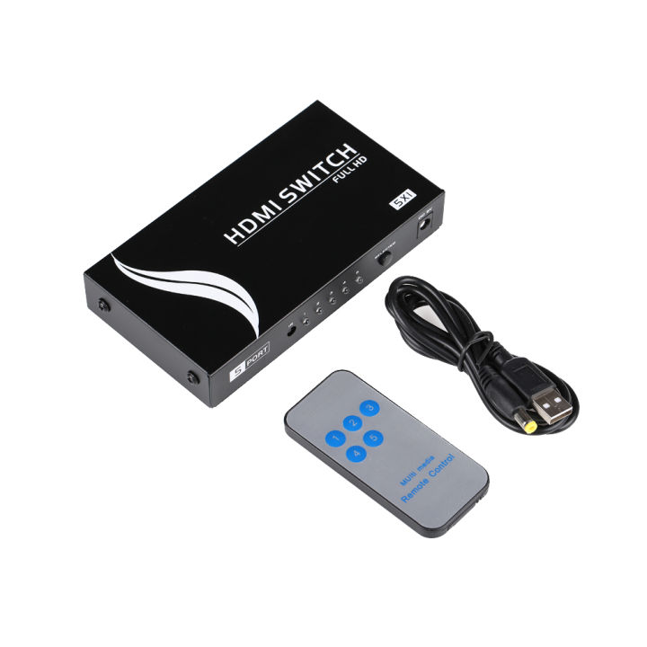 MARCA BLANCA HDMI-SWITCH-5-1-4K 5 portu HDMI komutators 4K