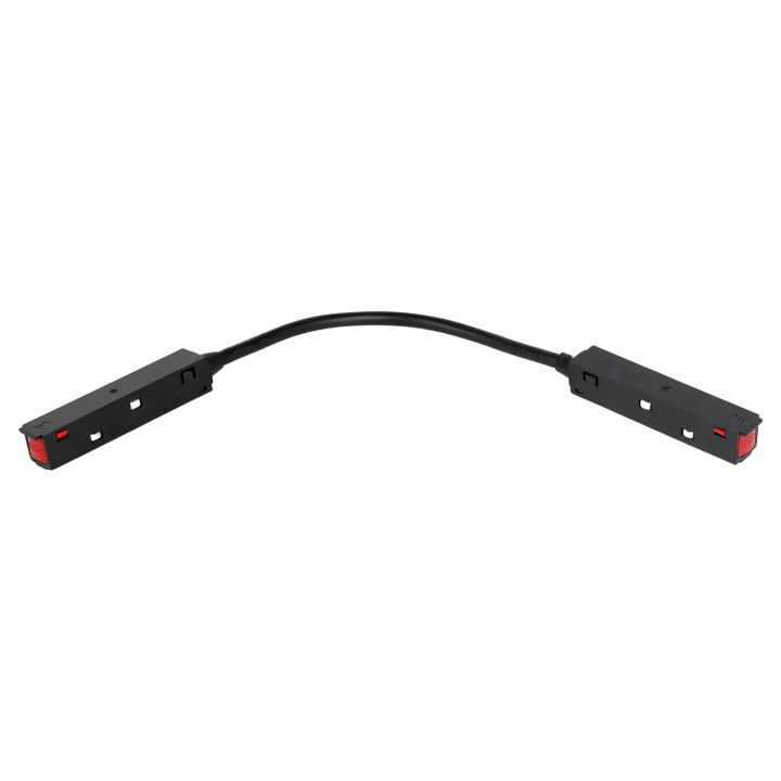 Conductive module for magnetic rails - corner