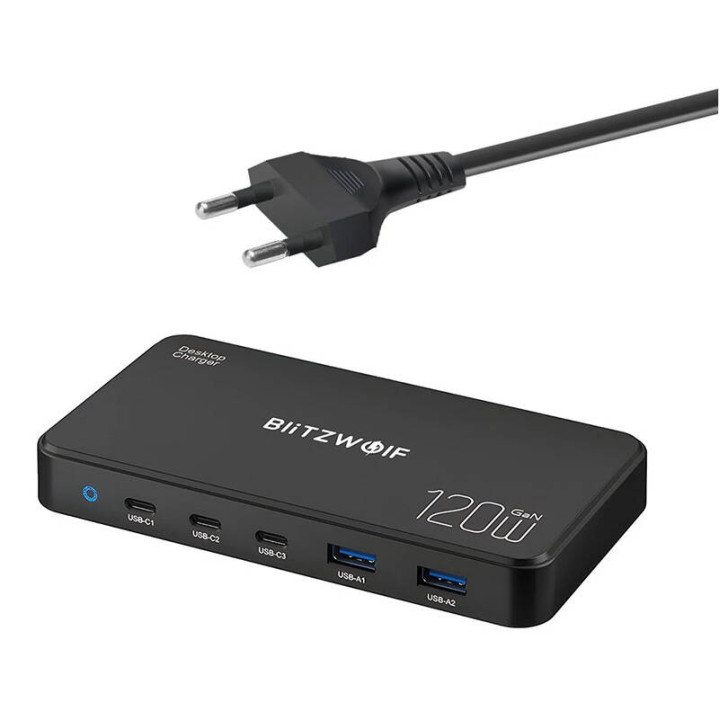Latausasema Blitzwolf BW-i100 5in1 120W