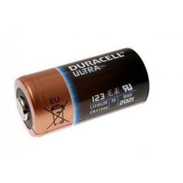 Duracell CR123A Промышленная литиевая батарея 1470 мАч 3 В CR17345 DL123A EL123A, производство США, 1шт.