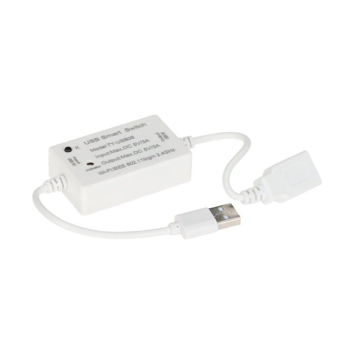 ATLO ATLO-SW1TUSB-TUYA Умный Wi-Fi настенный выключатель с USB, приложение Tuya Smart Life, голосовое управление